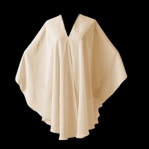 Champagne Bridal and Evening Gown Chiffon Shawl - Picture 1 of 3